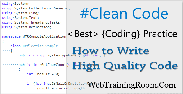 how to write clean code