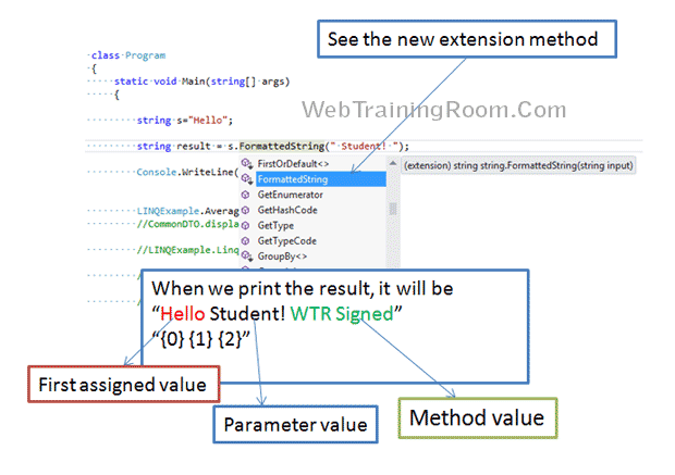 extension method c# .net