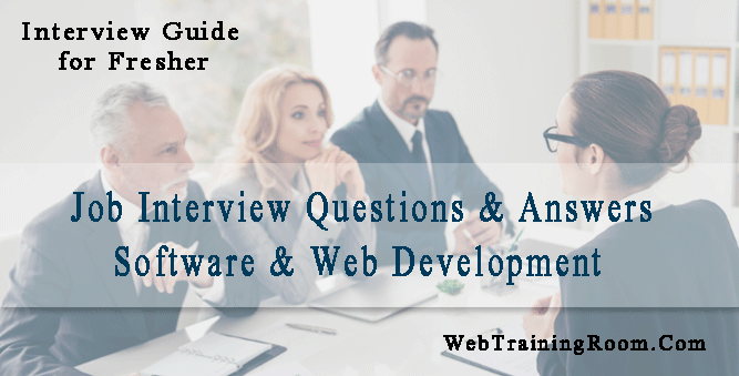 web developer interview questions