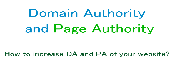 page authority and domain authority
