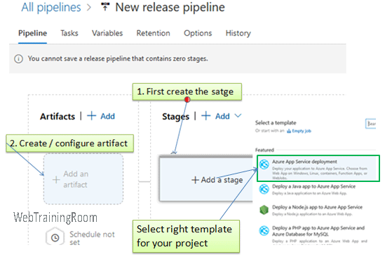 pipeline stage template