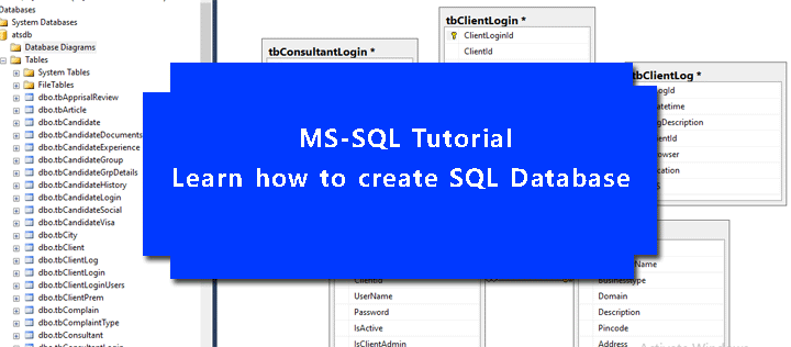 SQL database Tutorial