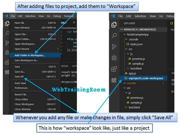 vs code workspace